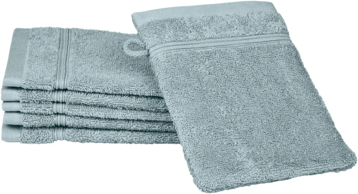 

Рукавица для мытья ROSS "Рубин", (упаковка, 6 шт., 6 рукавиц), 100% хлопок 16х22 см, цвет Aquamarin