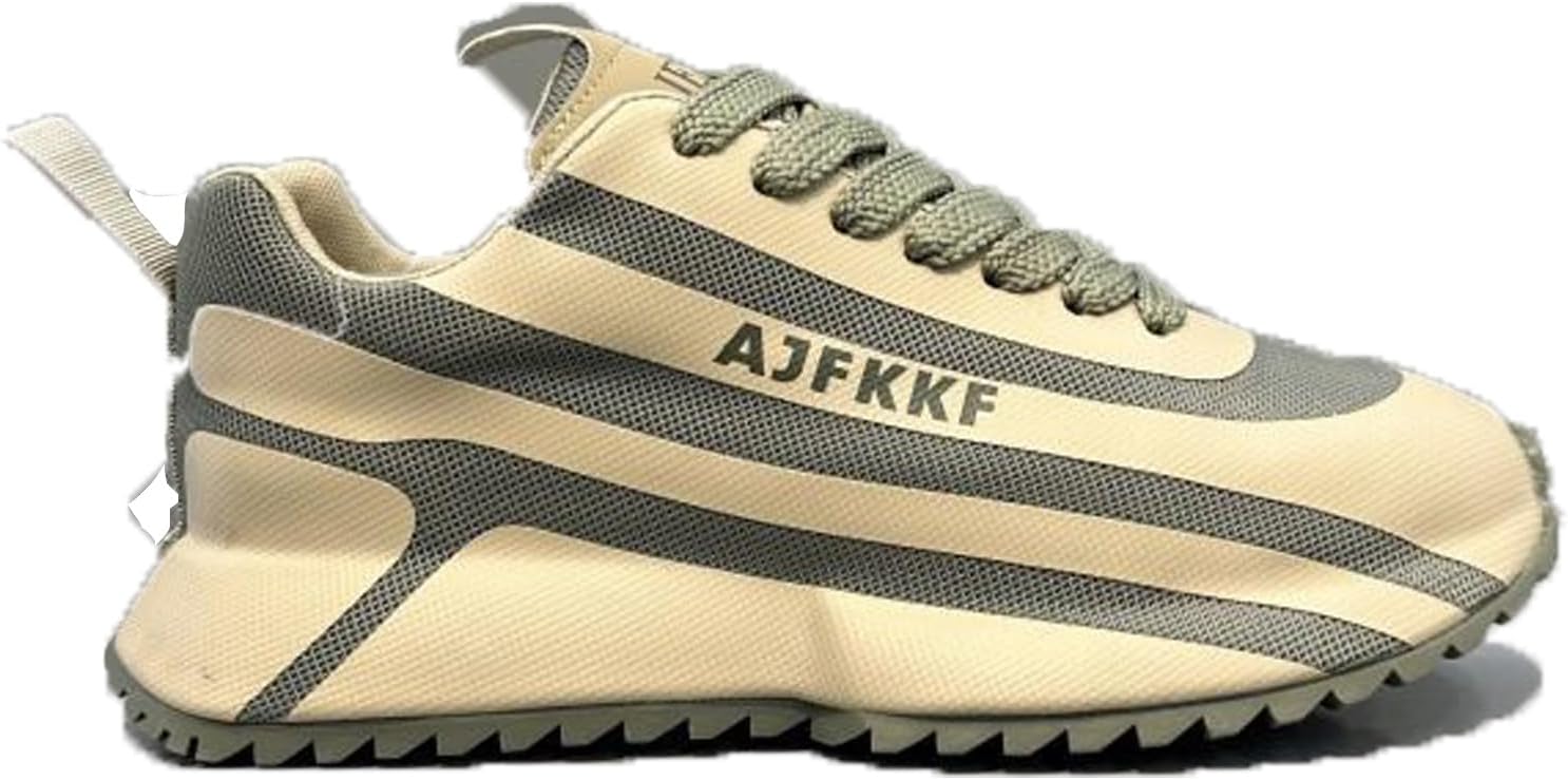 

Мужские кроссовки HOUDBDOL с толстой подошвой, модные, увеличивающие рост, подходящие для противоскользящей и дышащей носки, удобные обувь с шнуровкой и широкой носочной частью, серый