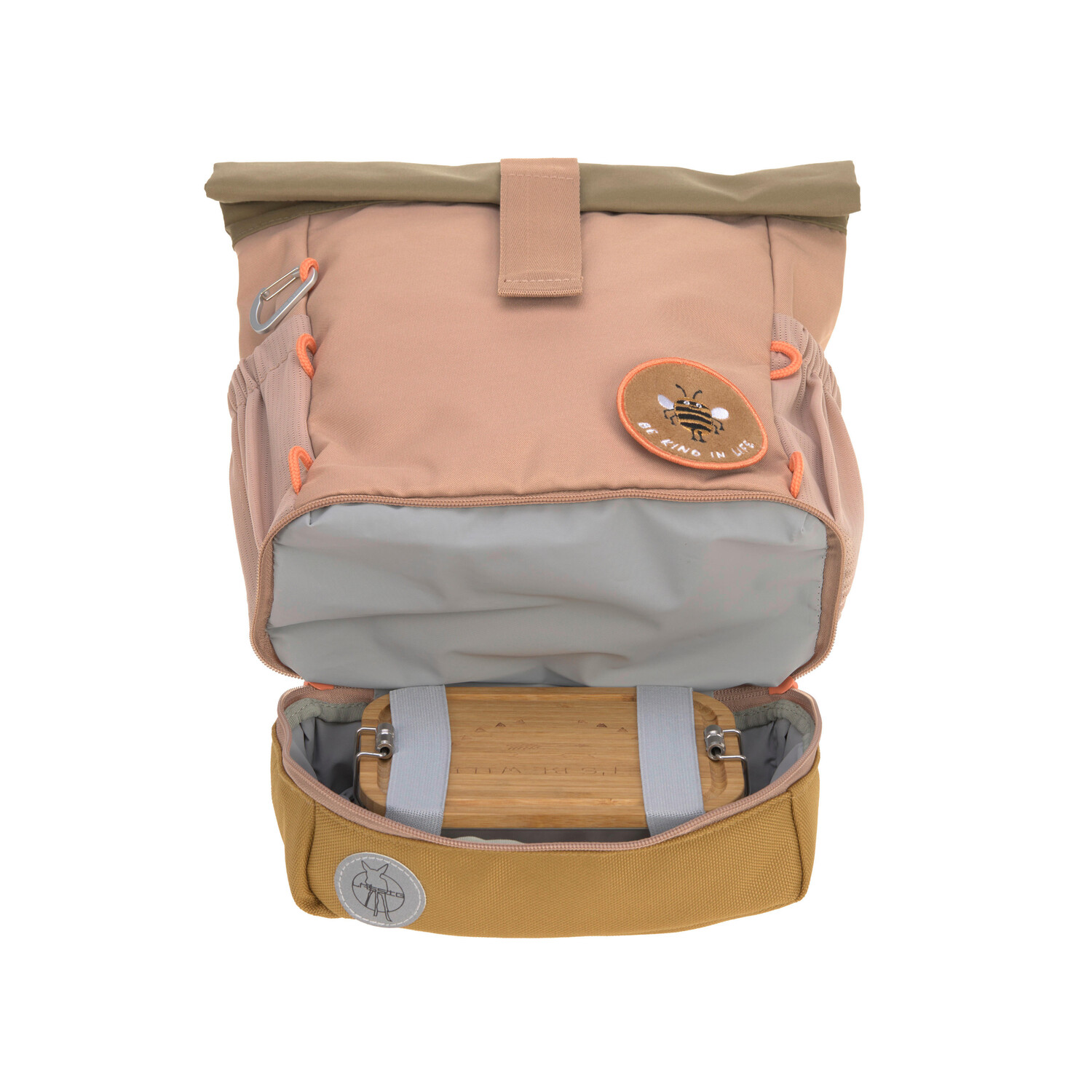 

Детский рюкзак rolltop, светло-коричневый