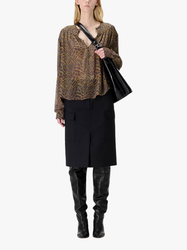 

Длинный топ Cyriel с анималистичным принтом IRO