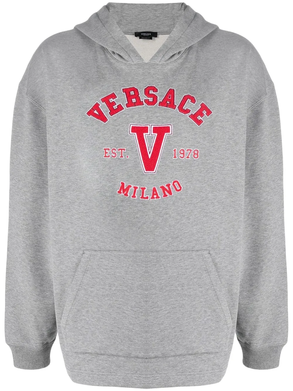

Худи с логотипом VERSACE, серый