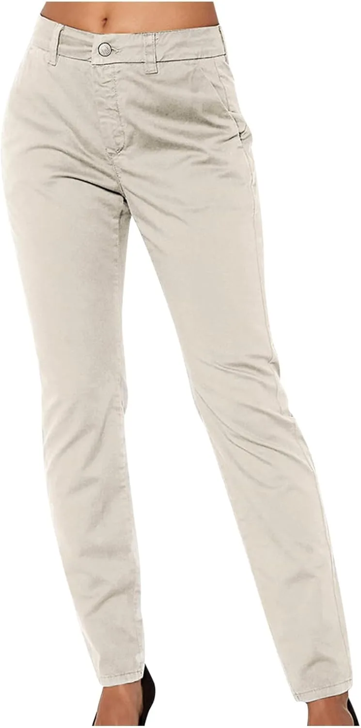 

Женские брюки чинос slim fit для офиса