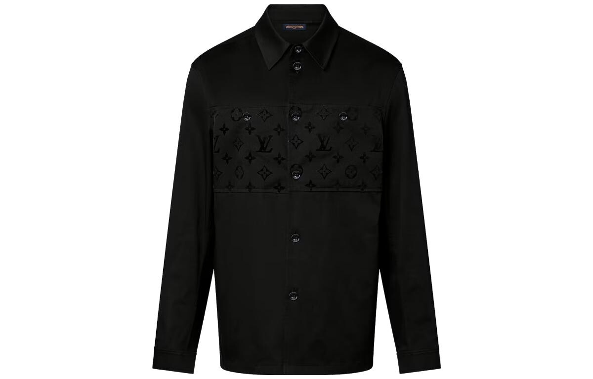 LOUIS VUITTON Мужская рубашка, цвет Black