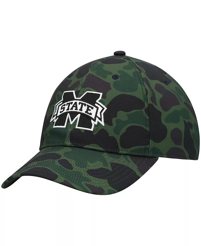 

Мужская камуфляжная регулируемая шляпа с напуском в стиле милитари Mississippi State Bulldogs Adidas