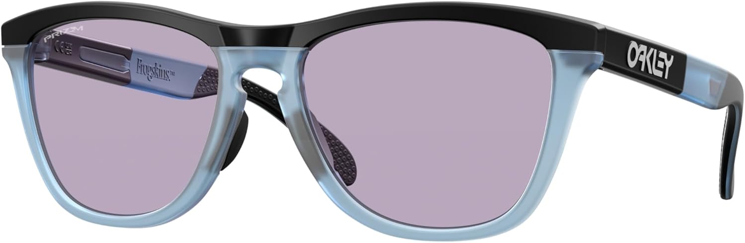 

Комплект солнцезащитных очков Oakley OO9284A: OO 9284A 928413, серия Frogskins A, матово-черный цвет, универсальный противоскользящий силиконовый ремешок, Range a Matte Black