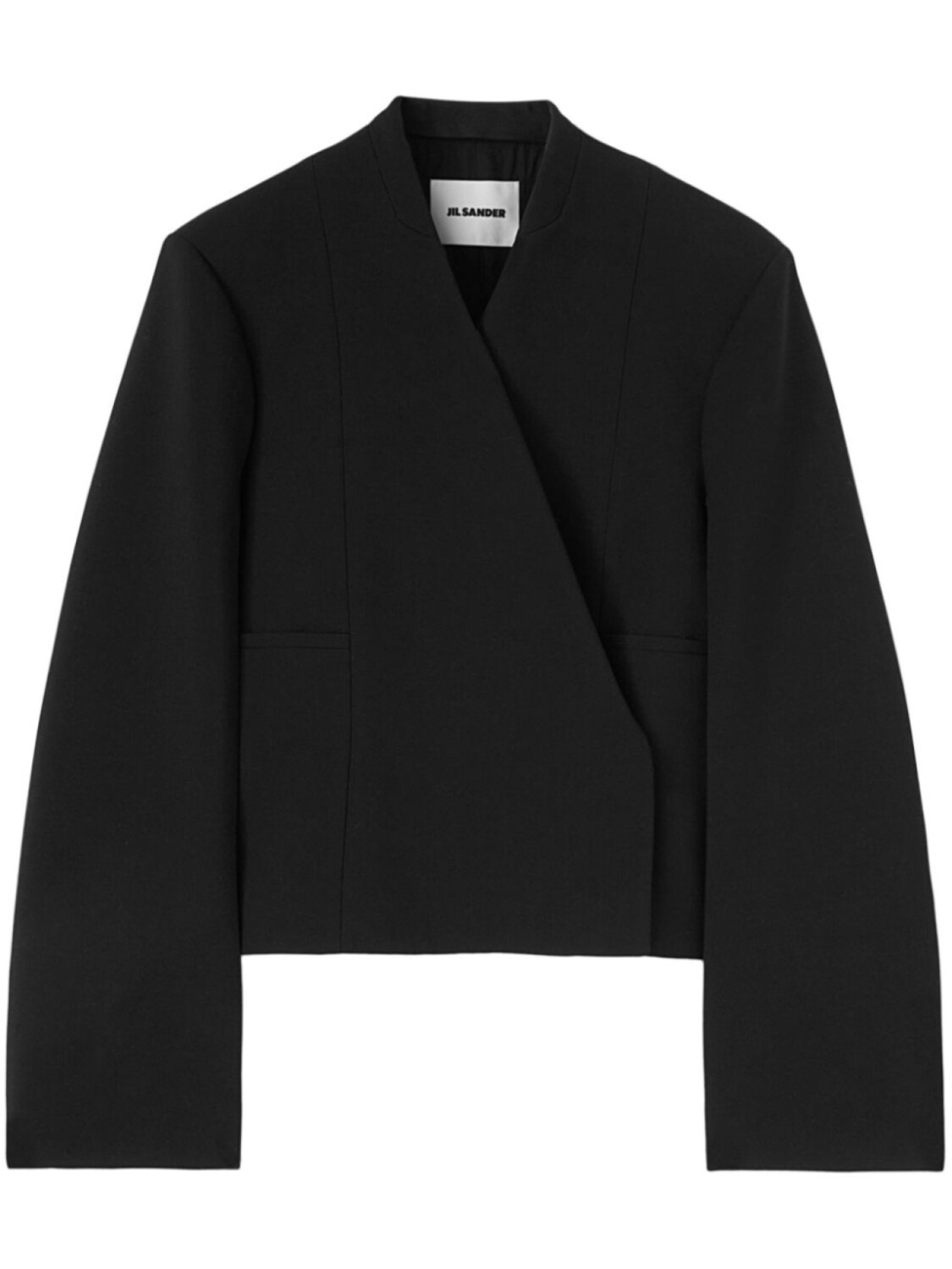

Jil Sander пиджак строгого кроя, черный