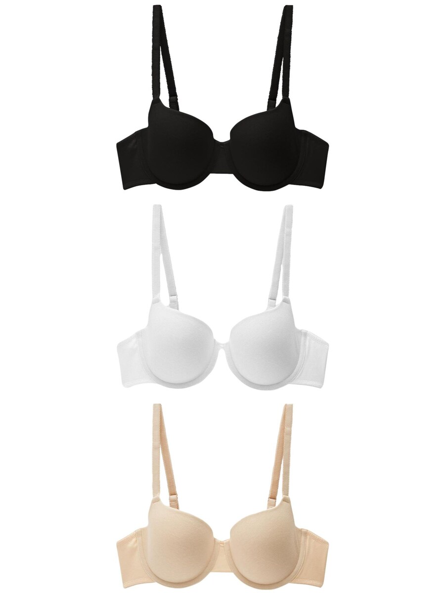 

Бюстгальтер на косточках Next T-shirt Bra, цвет beige/black/white