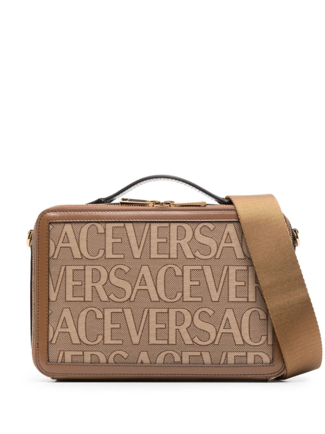 

Versace сумка-мессенджер Versace Allover, коричневый