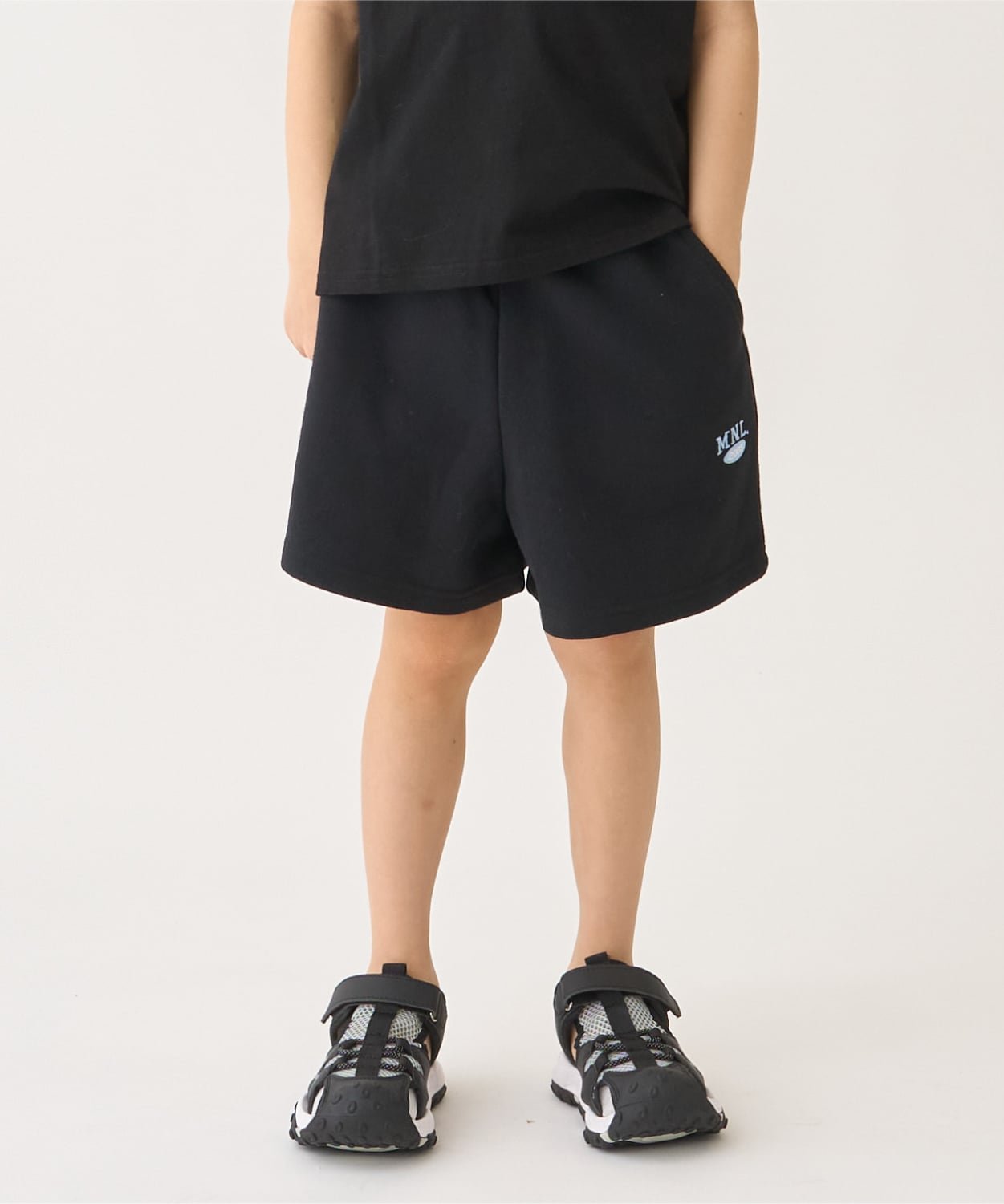 Спортивные шорты из 100% хлопка MINIMAL, Black