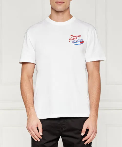 

Забавная новинка футболка Regular fit Tommy Jeans, белый