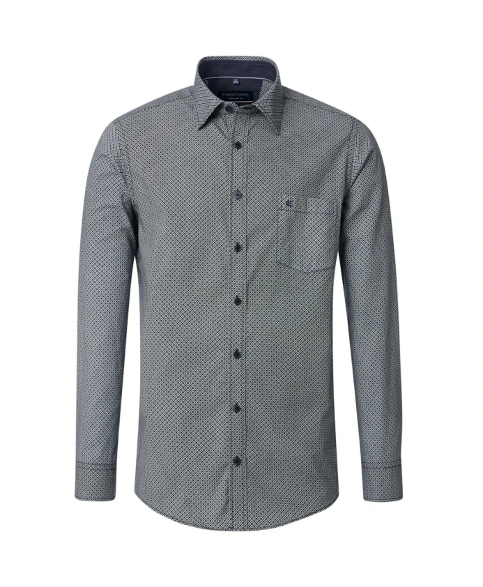 

Деловая рубашка с длинными рукавами Casa Moda, серый