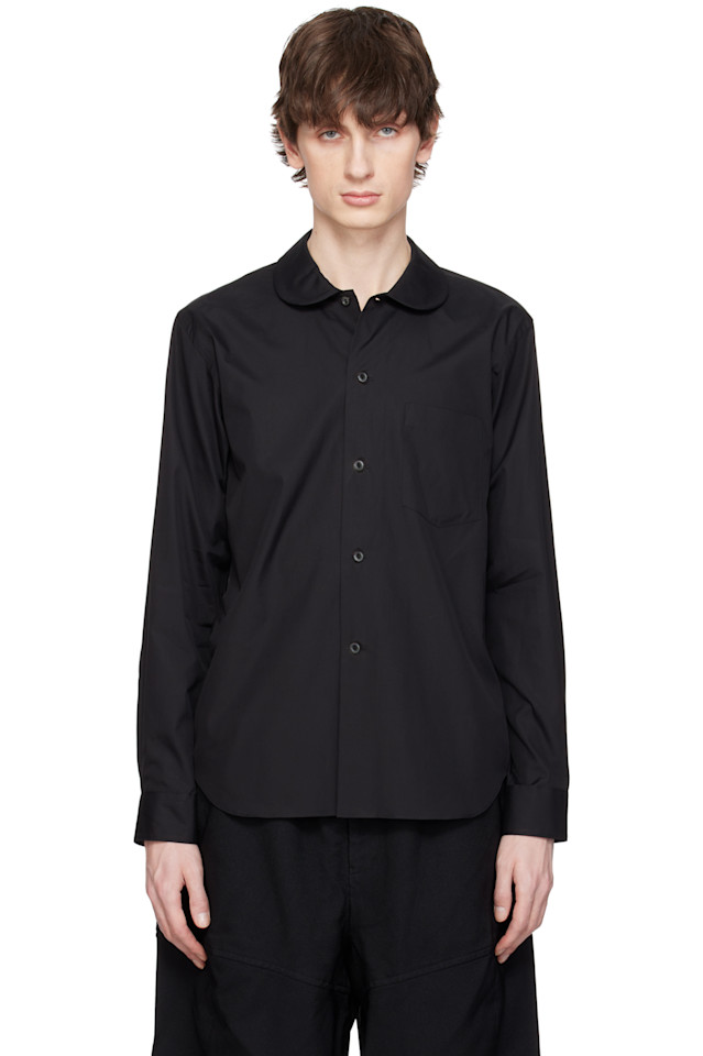 

Рубашка с воротником Питер Пэн Black Comme Des Garçons, черный