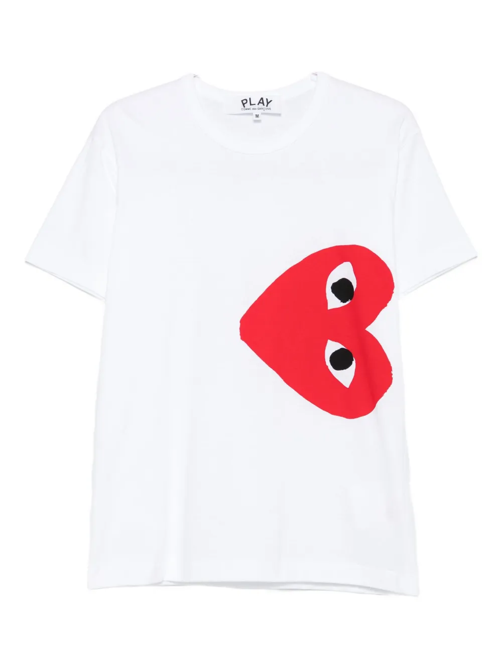 

Футболка с логотипом Comme Des Garçons Play, белый