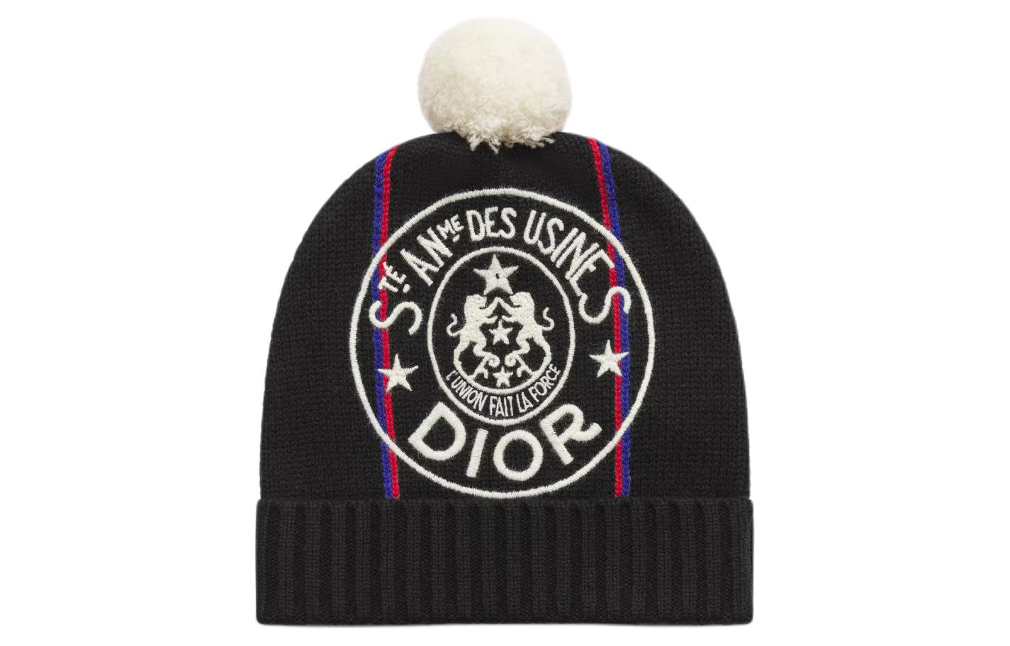 

DIOR Женская шапка из шерсти и кашемира, черная