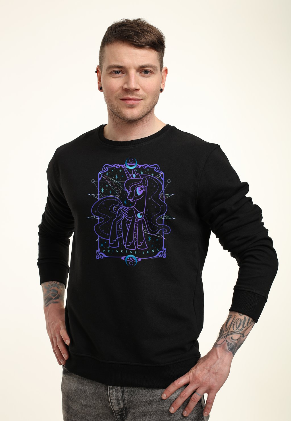

Толстовка MY LITTLE PONY LUNA TAROT Henry Tiger, черный