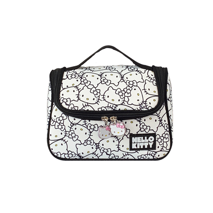 

Sanrio Сумка для хранения Hello Kitty из полиэстера женская черная, Black Hello Kitty Purse