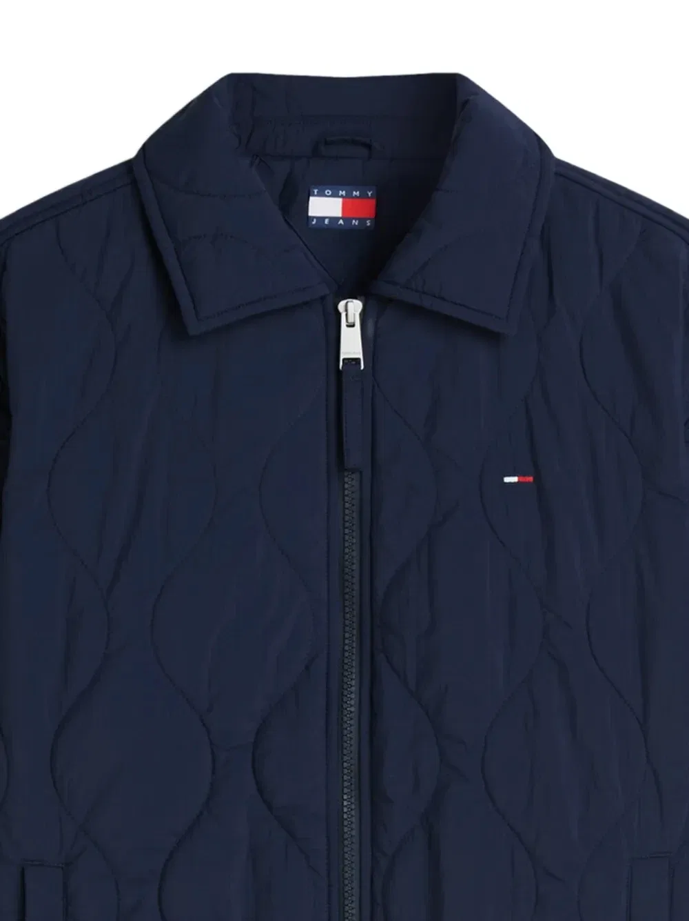 Стеганая куртка-бомбер на молнии Tommy Hilfiger, синий — фото 2