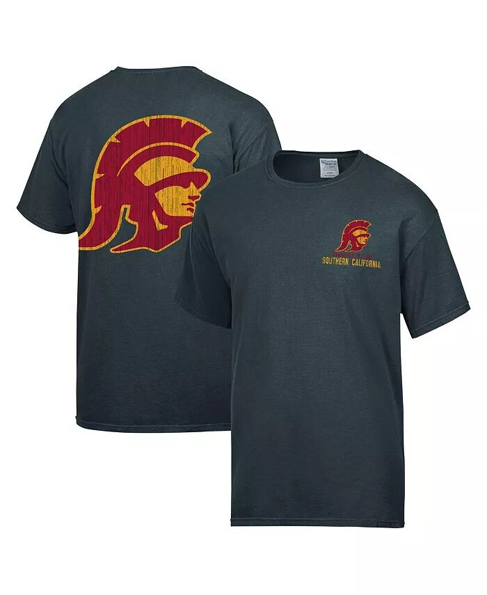 

Мужская футболка цвета древесного угля с винтажным логотипом USC Trojans Comfortwash