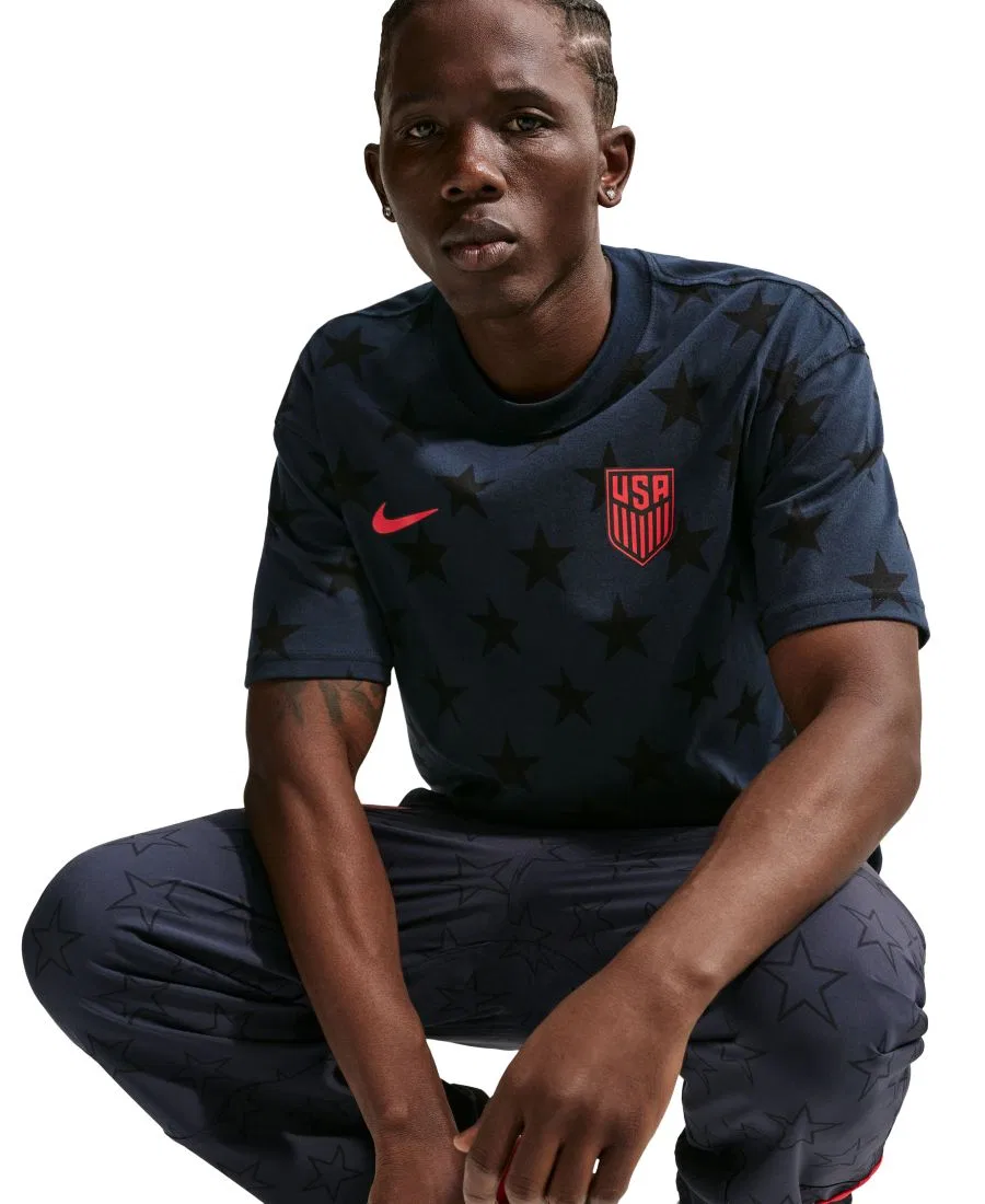 Мужская футболка с коротким рукавом с символикой сборной США по футболу Nike — фото 4