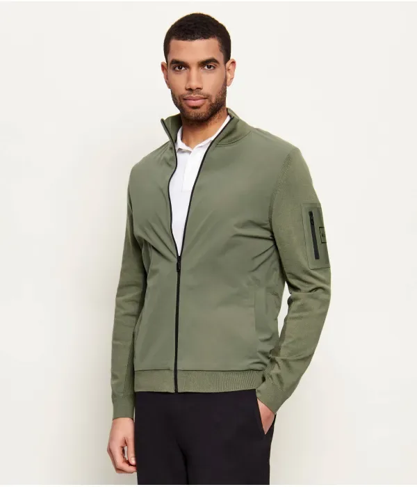 Свитер KN_Momentum-X HY regular fit Boss Green, зеленый