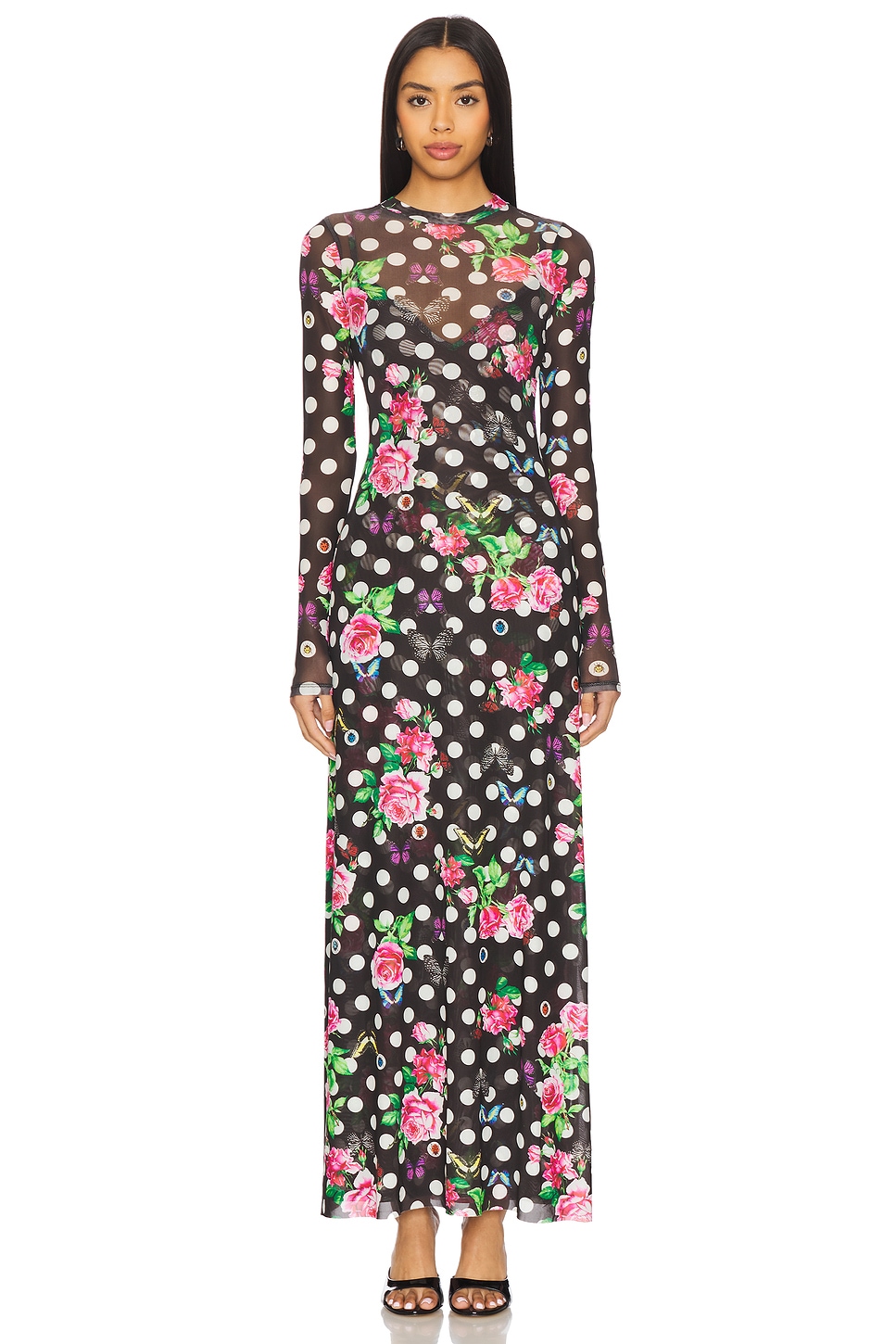

Платье Paola Afrm, rose dot