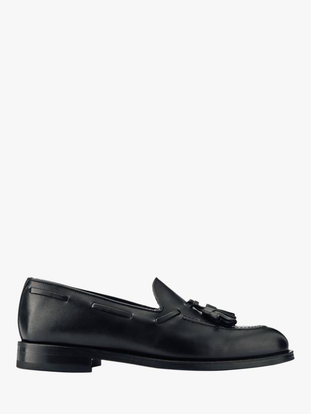 

Мокасины из кожи корсино с кисточками Jones Bootmaker, черный