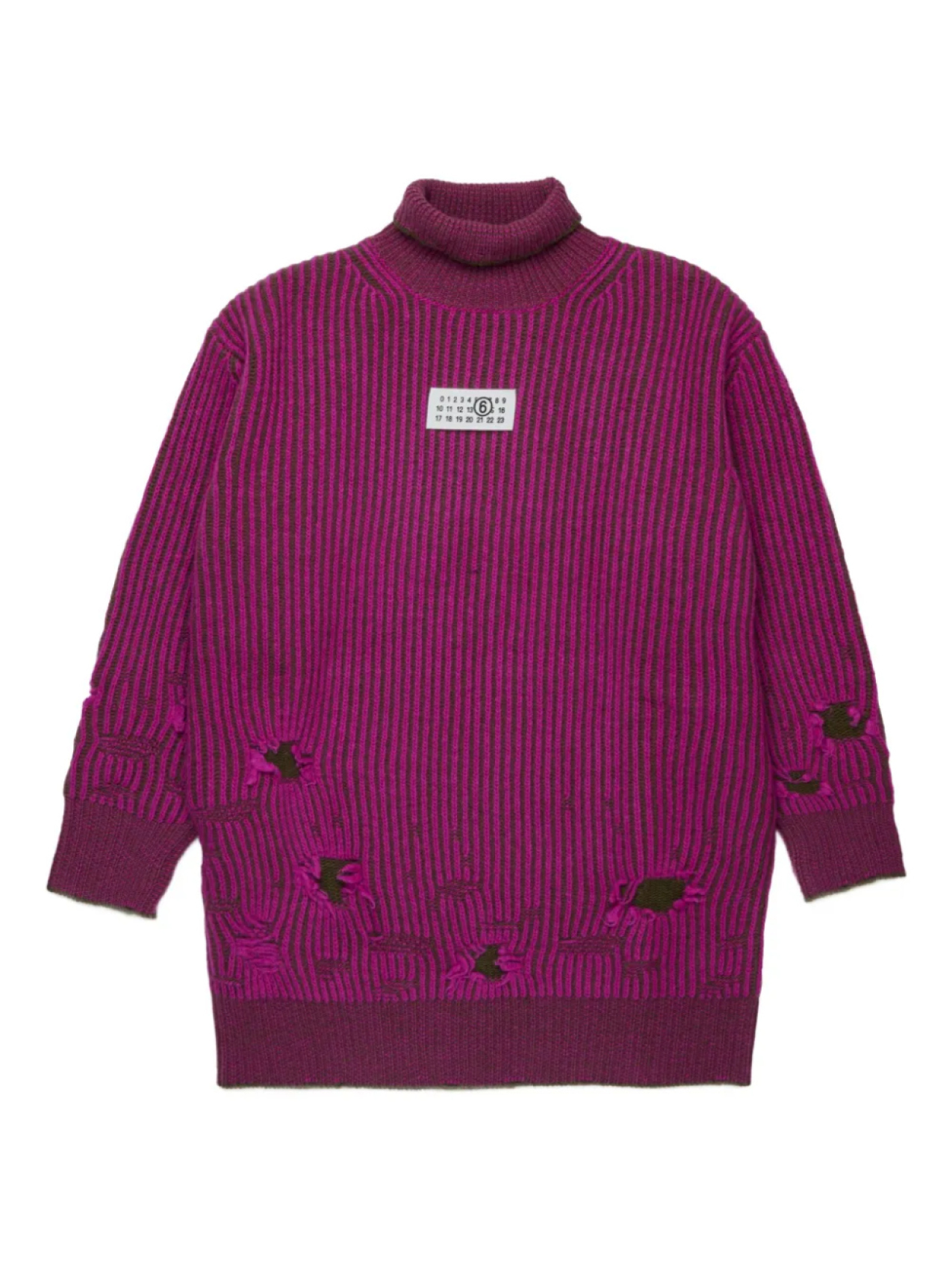 

MM6 Maison Margiela Kids шерстяное платье, розовый