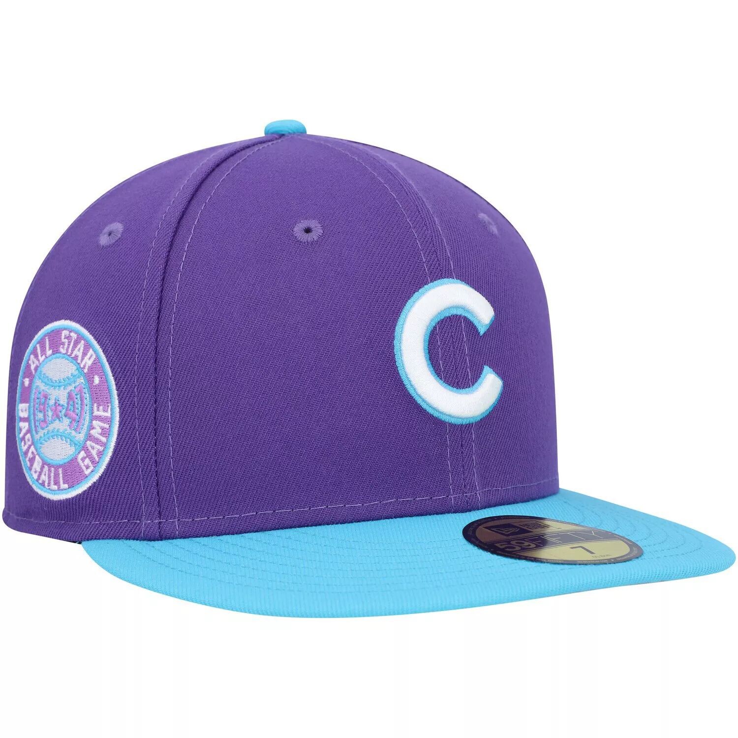 

Мужская приталенная кепка New Era Purple Chicago Cubs Vice 59FIFTY