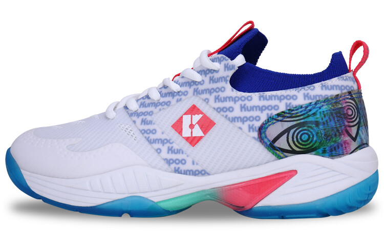 

Кроссовки KUMPOO Badminton Shoes Unisex Low-top White, белый