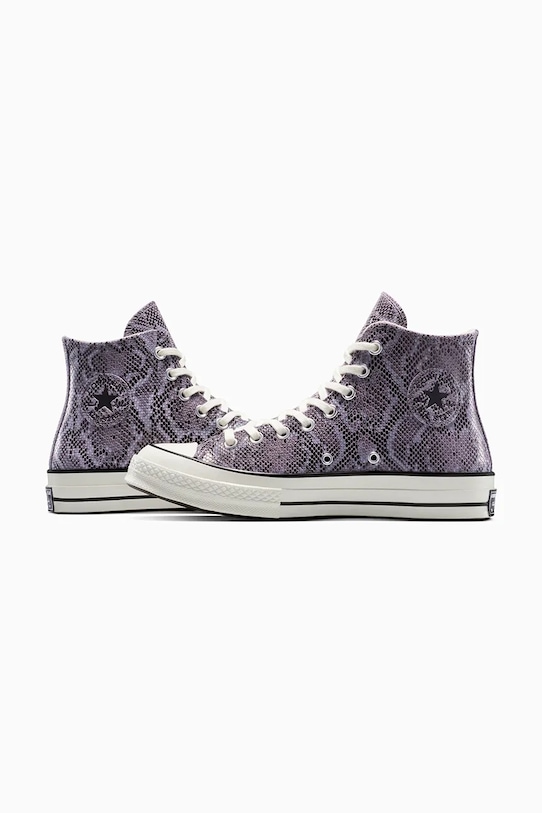 Кроссовки Chuck 70 с принтом под змеиную кожу Converse, фиолетовый — фото 4