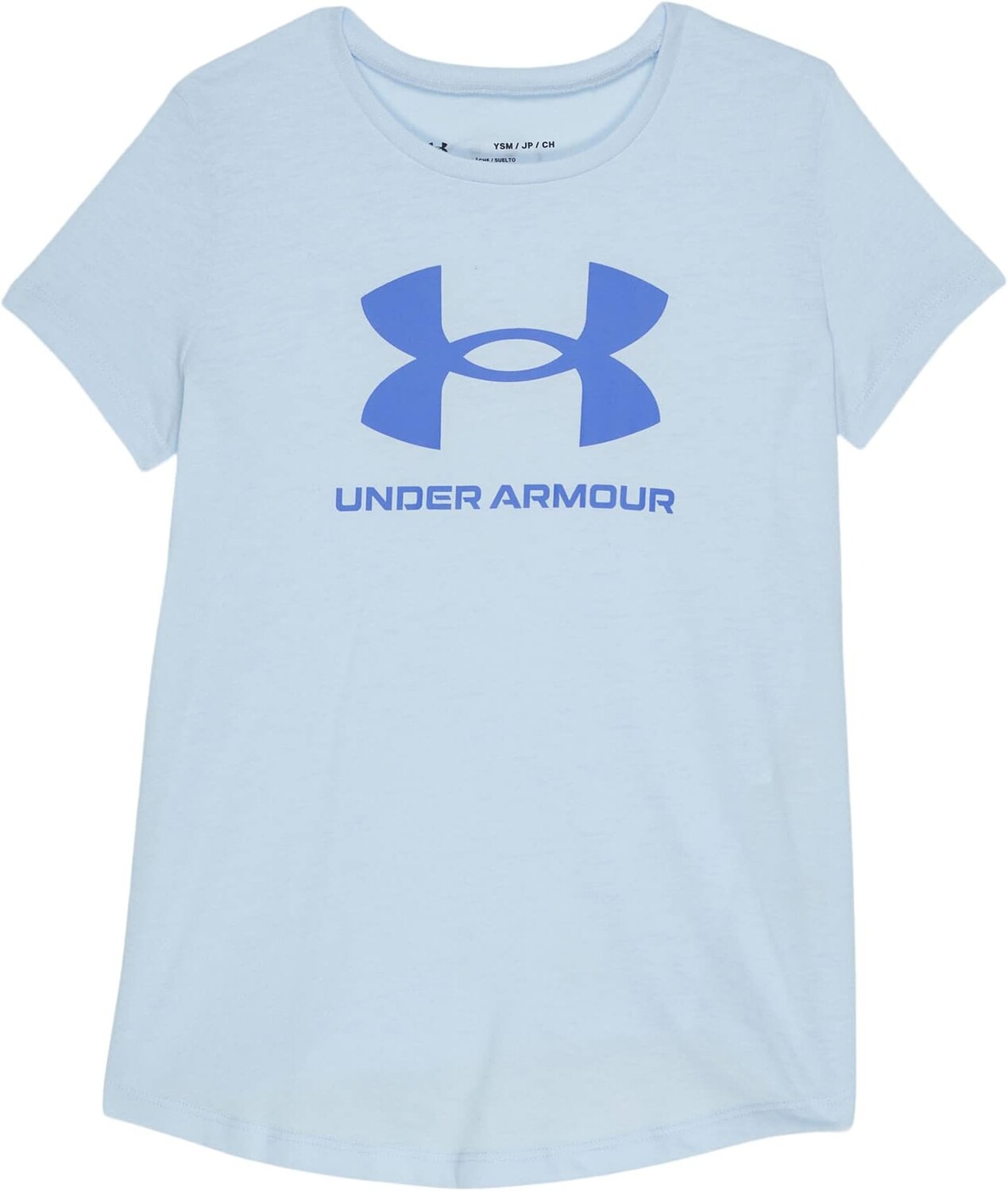 

Футболка Under Armour Kids Live Sportstyle Graphic Tee, цвет Oxford Blue/Brilliant Violet