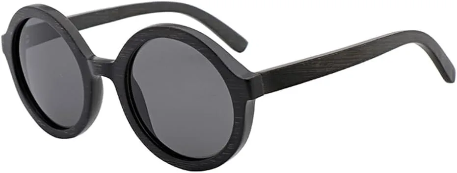 

Мужские солнцезащитные очки в стиле ретро с бамбуковой оправой, поляризованными линзами и квадратной формой, идеально подходящие для вождения UJNHGQ, Gray