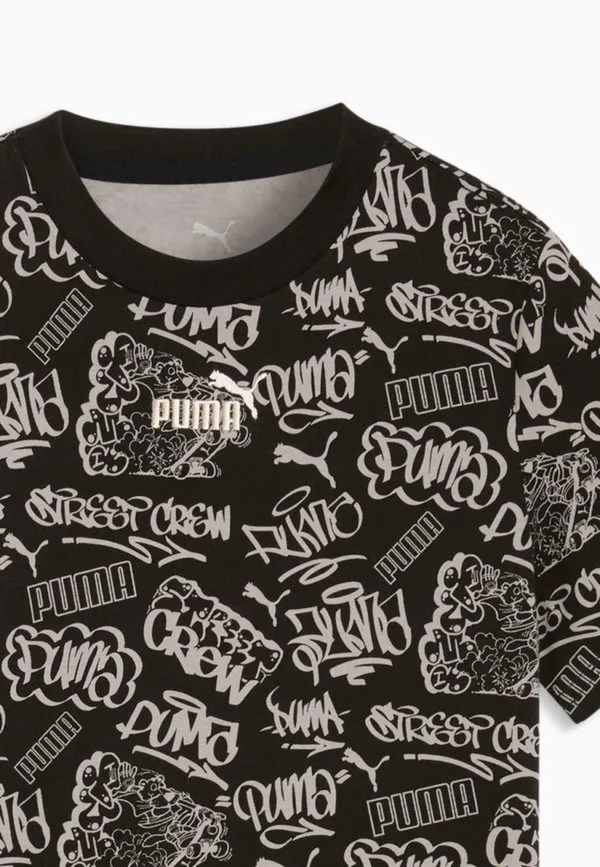 Футболка с принтом mid bedrucktes Puma, Black — фото 3