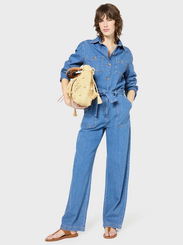 

Джинсовый комбинезон flore Gerard Darel, синий