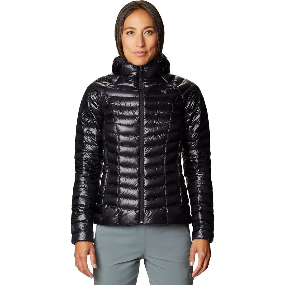 

Призрачный шепот худи пуховая куртка Mountain Hardwear, черный