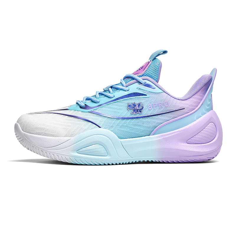 

MUSNODO Амортизирующие баскетбольные кроссовки Low Top с противоскользящими и износостойкими свойствами Unisex - Purple Moon, цвет Purple Moon