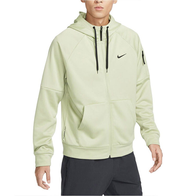 Толстовка мужская Therma-FIT светло-оливковая Nike, оливковый — фото 3