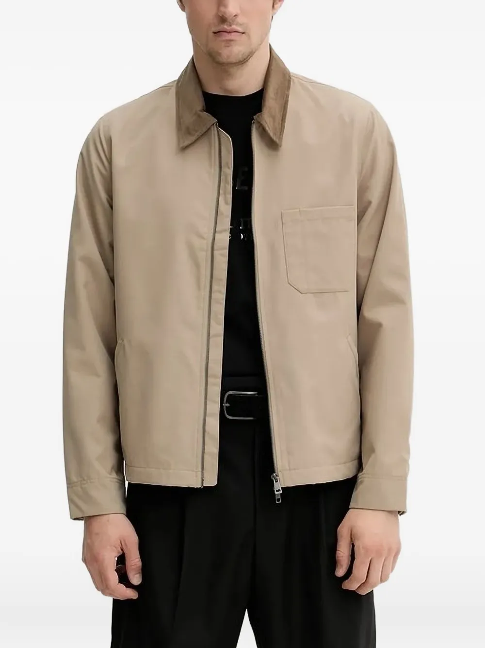 

Куртка на молнии с вельветовым воротником Samsoe Samsoe, коричневый