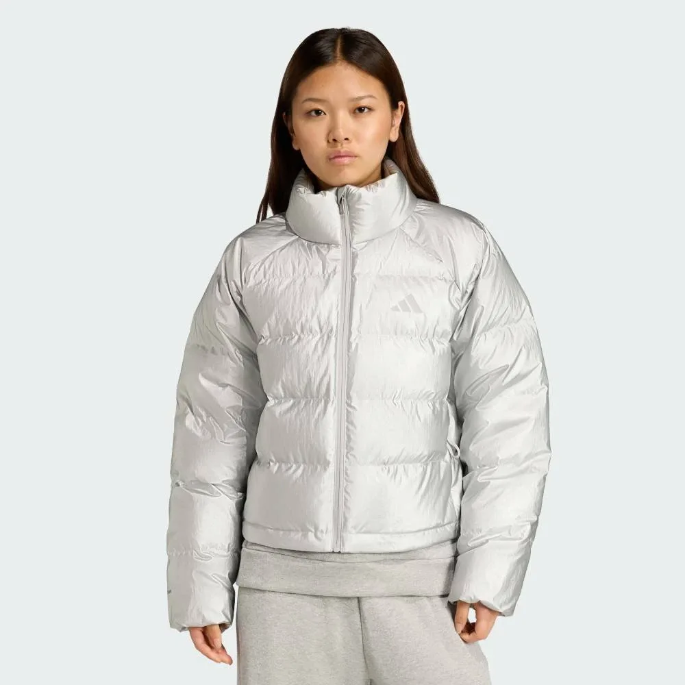 Пуховая куртка Helionic Holiday Climawarm Adidas, Silver