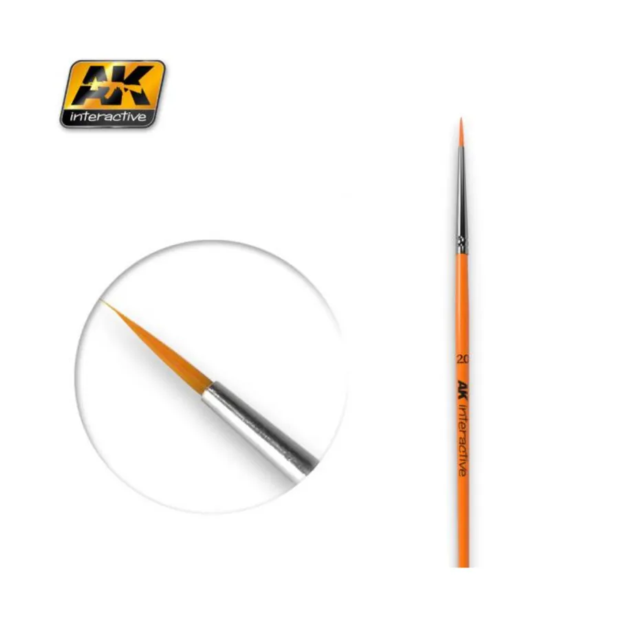 

Кисть 2/0 круглая, Brushes (AK-Interactive)