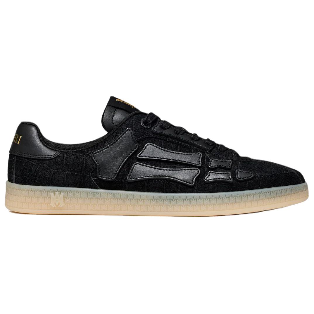 AMIRI Кроссовки PACIFIC Leather Low top Skateboard мужские черные — фото 3