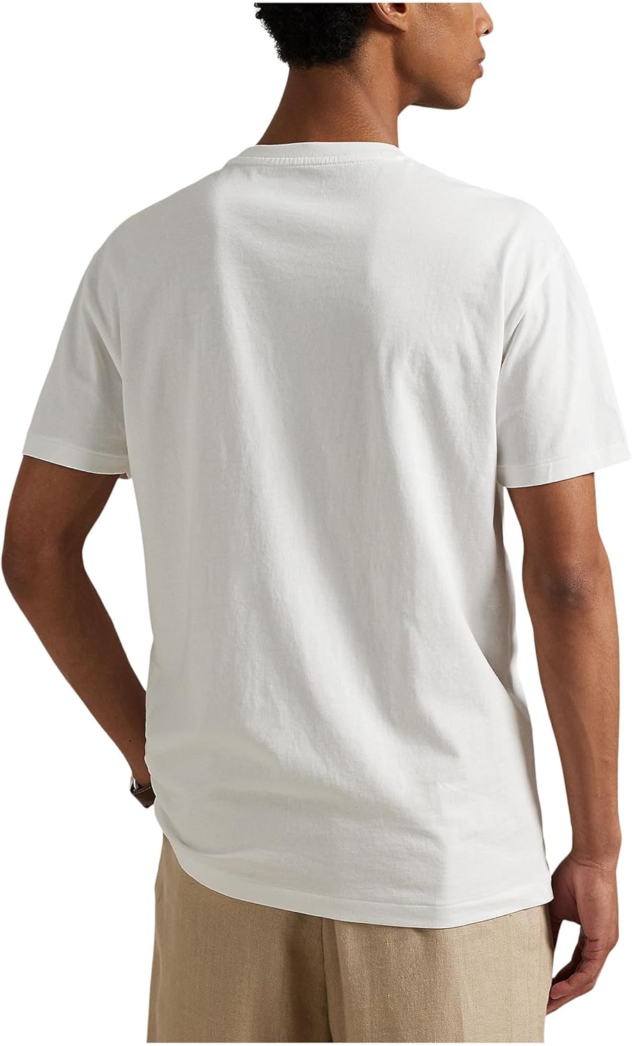 Мужская футболка Polo Ralph Lauren Classic Fit Jersey Graphic, White — фото 2
