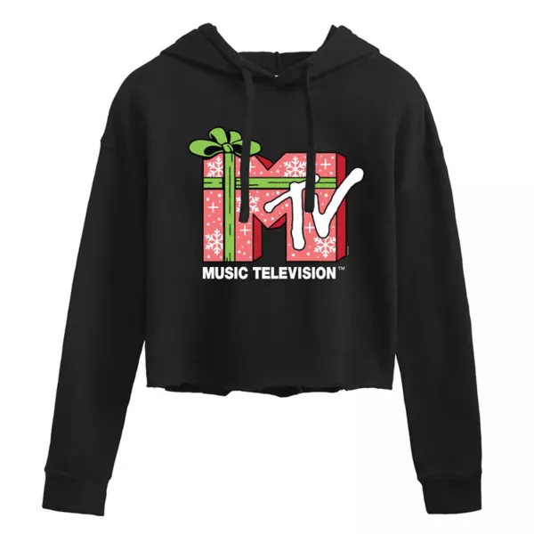 

Детский укороченный худи MTV Present Licensed Character, черный