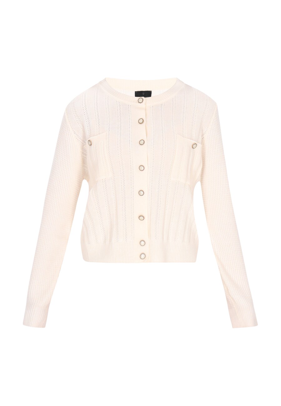 

Вязаный кардиган DreiMaster Klassik Classic Look, белый
