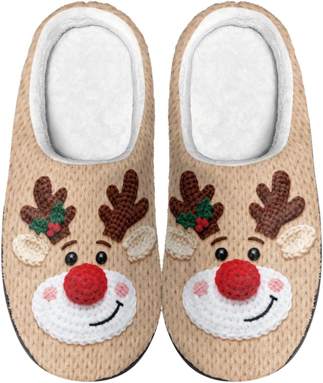 

Удобные плюшевые тапочки Cadowhimsy с закрытым носком, домашние тапочки без шнурков, пушистые домашние тапочки для женщин и мужчин, для дома и улицы, оливковый