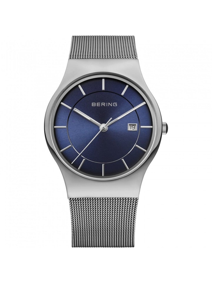 

Bering Кварцевые часы 11938-003 в серебристом цвете