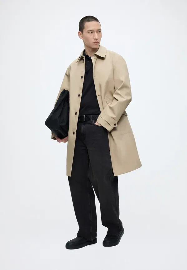 Пальто Tommy Hilfiger Technical Carcoat Trenchcoat, сандаловый — фото 2
