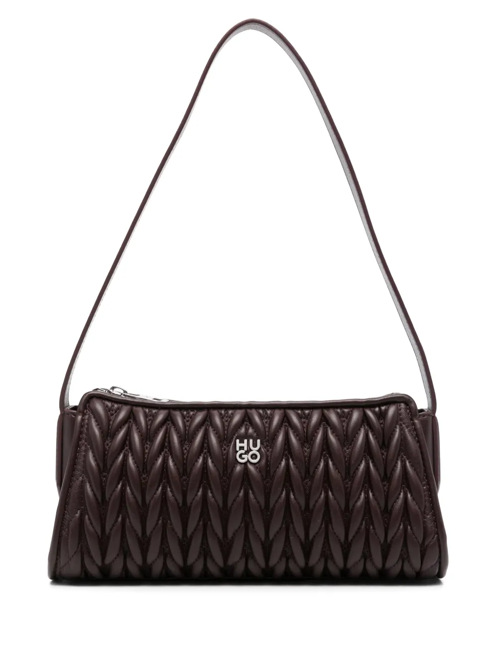 

Сумка на плечо с логотипом HUGO, коричневый