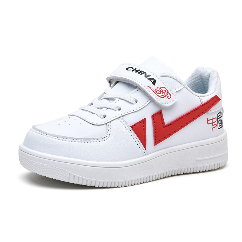 

Детские скейтерские кроссовки Kids KUPE, белый/красный