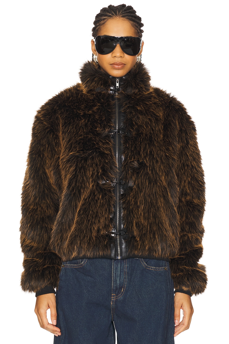 

Куртка из искусственного меха Mendoza Jaded London, brown